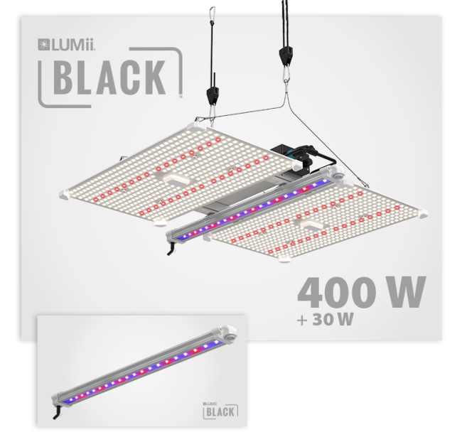 LUMii Black LED Blade 400 Watt 3500K & 30 Watt UV Bundle Set online günstig kaufen