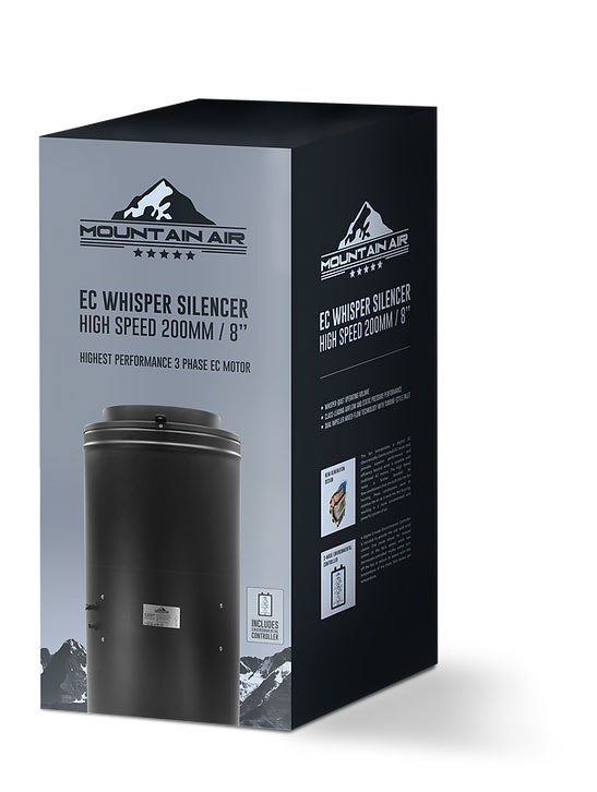 Mountain Air EC WHISPER SILENCER HIGH SPEED Rohrventilator schallgedämmt 594-1808 m³/h online günstig kaufen