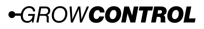 Grow Kontrolle mit Growcontrol Logo
