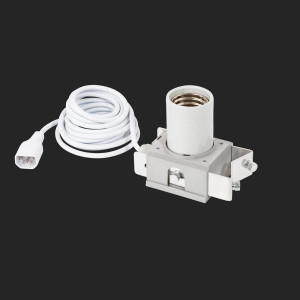 Adjust-A-Wings lamp socket with IEC cable