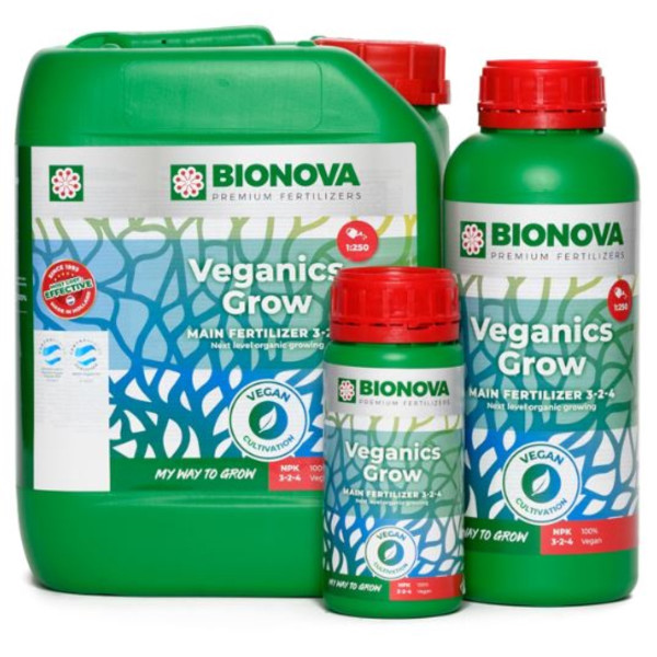 Bio Nova Veganics Grow 1L, 5L und 20L