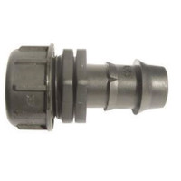 PE end plug connector 16mm x 3/4 AG with end cap