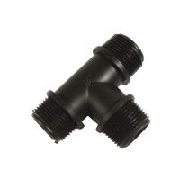PE screw connector T-piece 3/4x3/4x3/4 AG
