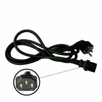 Power cable Schuko IEC connector female 1.5mm²