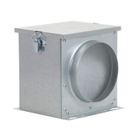 Supply air filter metal box Ø125mm