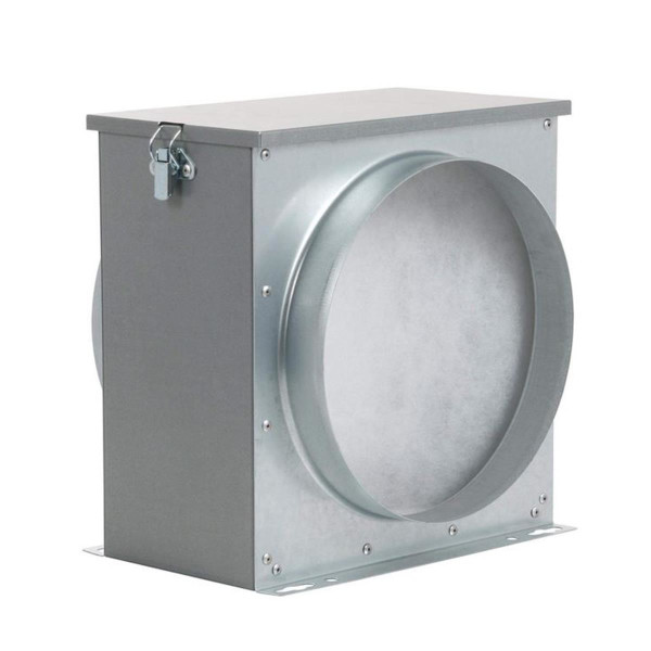 Supply air filter metal box Ø160mm