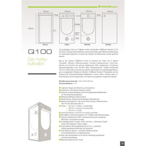 Homebox Ambient Q100 Growbox 100 + 100 + 200 cm