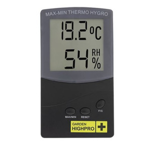 Garden Highpro Thermo- &amp; Hygrometer Medium